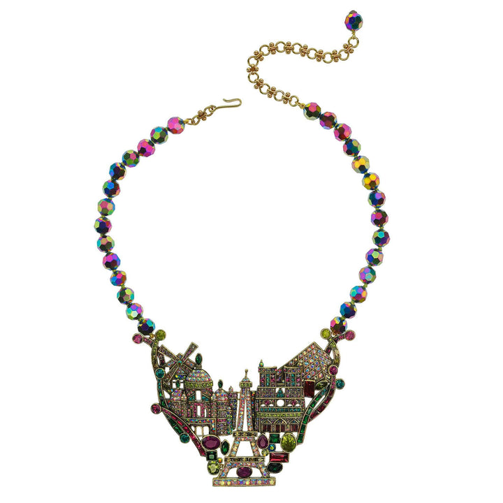 Heidi Daus® "April in Paris Necklace" Beaded Crystal Sparklescape Necklace HEIDI DAUS®