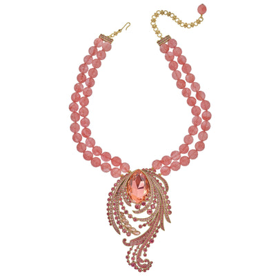HEIDI DAUS®"Make Some Waves" Beaded Crystal Deco Necklace