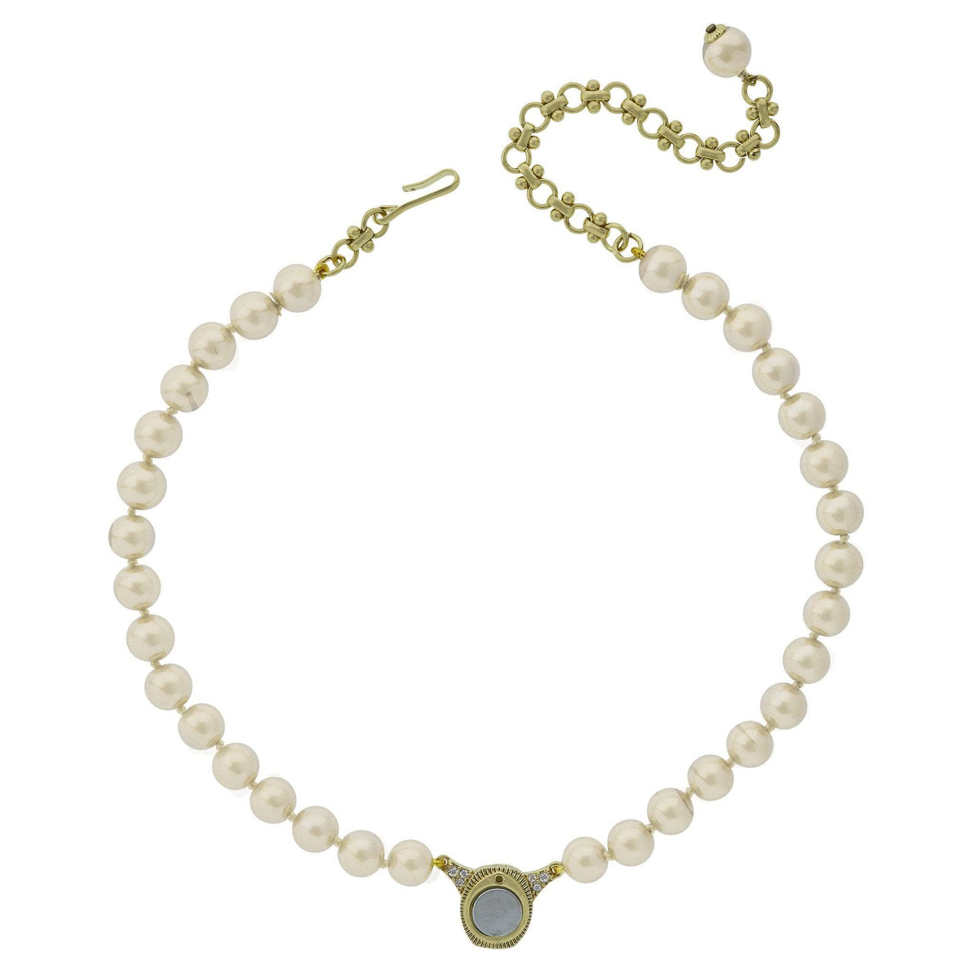 HEIDI DAUS®"Enchante" Beaded Crystal Magnetic Necklace