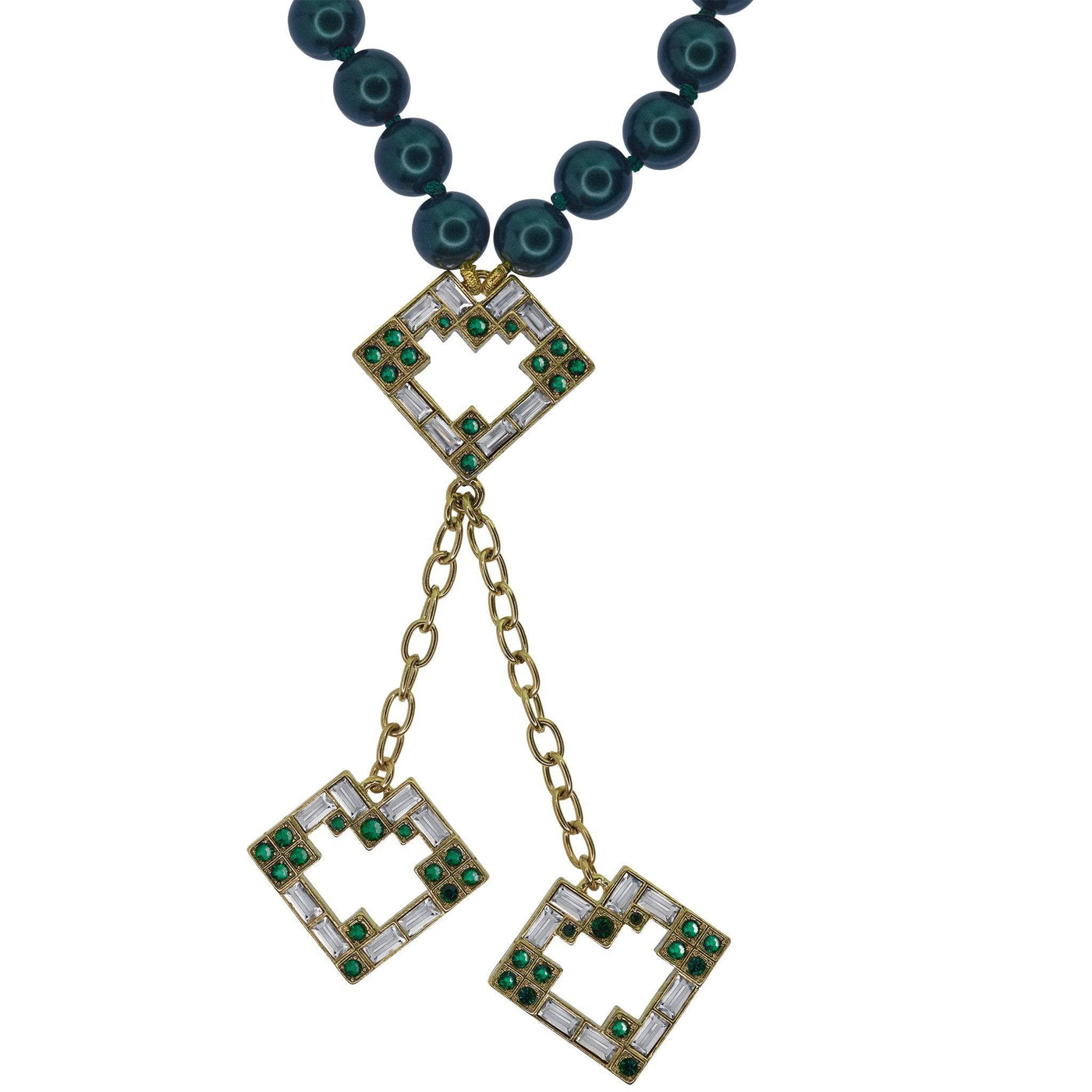 Heidi Daus®"Delicate Deco" Beaded Crystal Deco Necklace