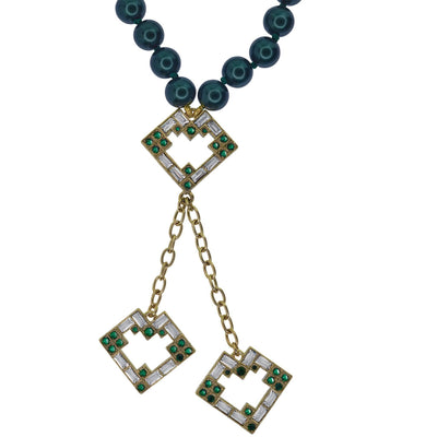 Heidi Daus®"Delicate Deco" Beaded Crystal Deco Necklace