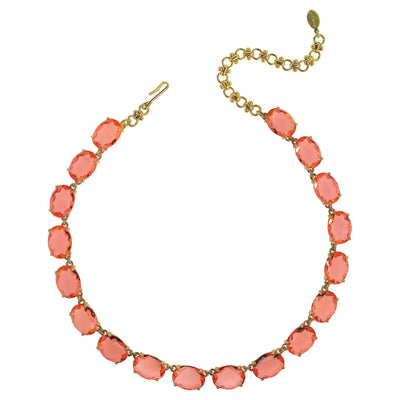 HEIDI DAUS® "Devil Wears Heidi" Crystal Oval Necklace