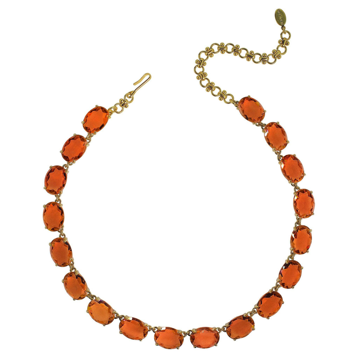 HEIDI DAUS® "Devil Wears Heidi" Crystal Oval Necklace