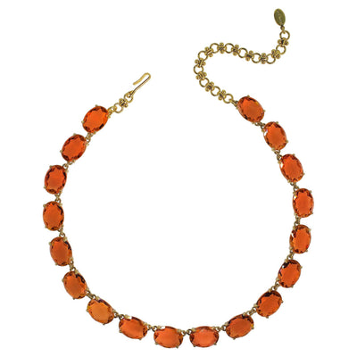 HEIDI DAUS® "Devil Wears Heidi" Crystal Oval Necklace