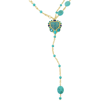 Heidi Daus®"Santa Fe" Beaded Crystal Heart Necklace