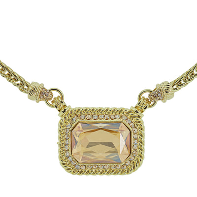 HEIDI DAUS®"Out Of The Box" Chain Crystal Necklace