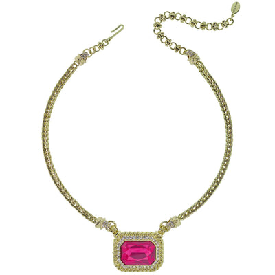 HEIDI DAUS®"Out Of The Box" Chain Crystal Necklace