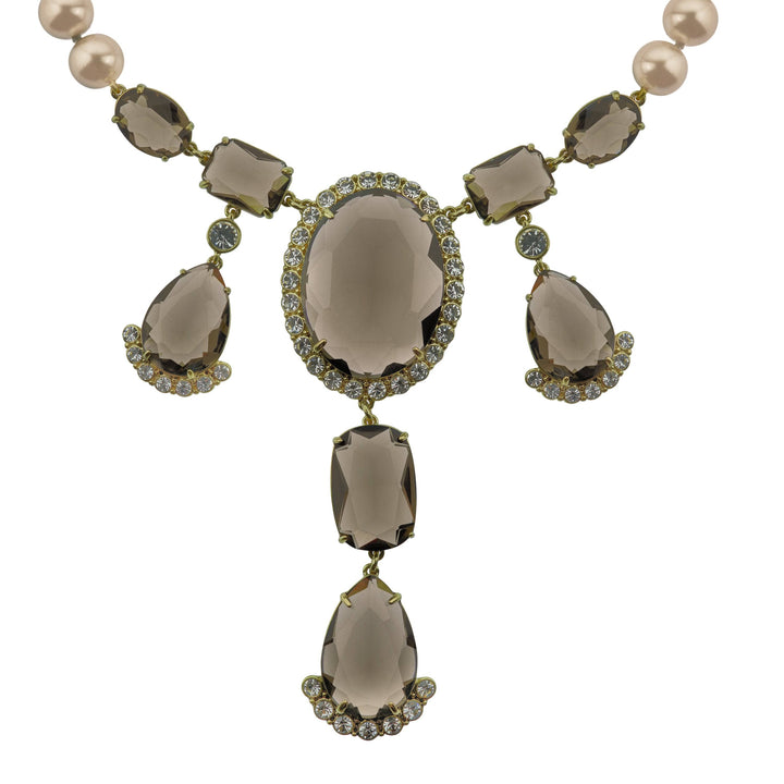 【VINTAGE HOLLYWOOD】Horizon Beads Necklace_VH2533NE074M Ex7878quisite-Hollycraft-Jewel