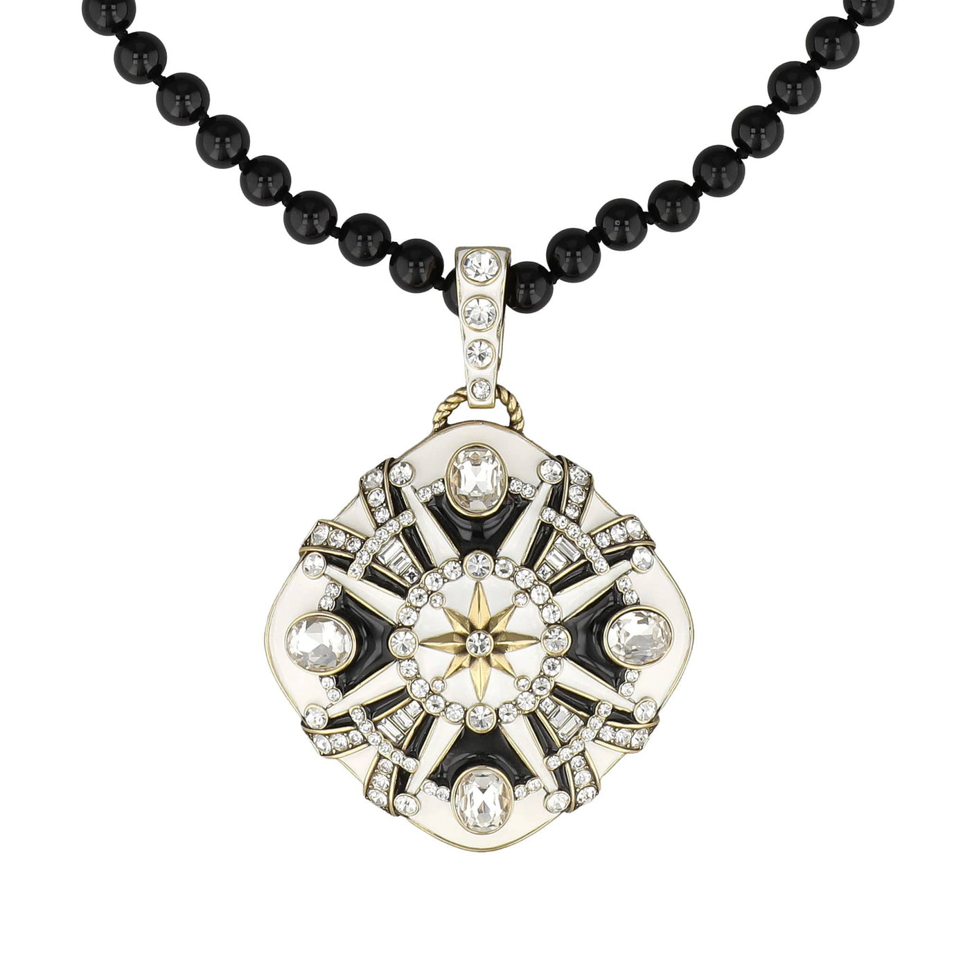 HEIDI DAUS®"Mystic Magic" Enamel Crystal Beaded Deco Enhancer Necklace