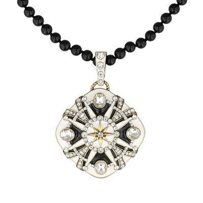 HEIDI DAUS®"Mystic Magic" Enamel Crystal Beaded Deco Enhancer Necklace