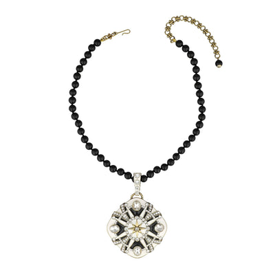 HEIDI DAUS®"Mystic Magic" Enamel Crystal Beaded Deco Enhancer Necklace