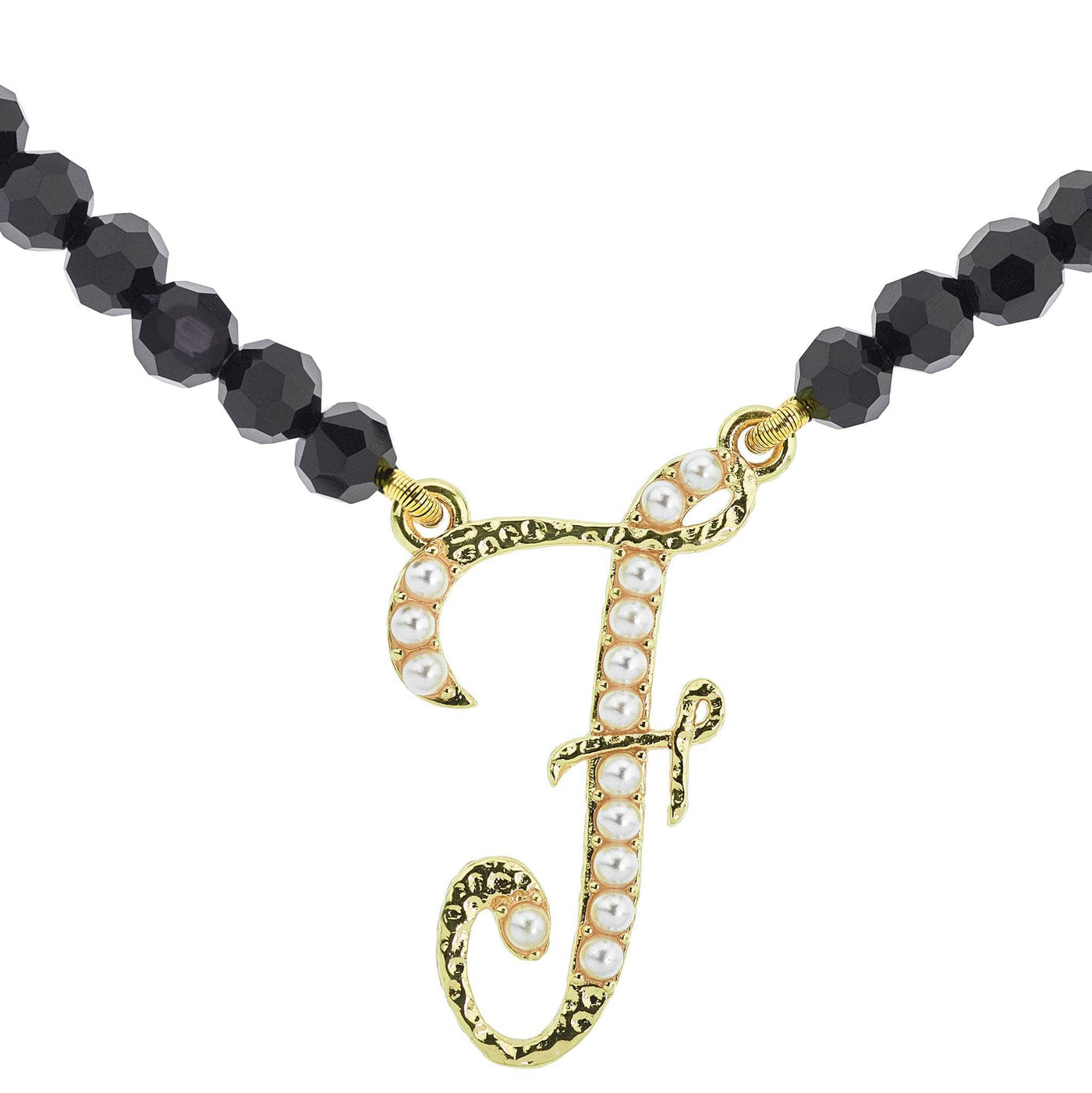 Heidi Daus®"The A to Z Sparkle" Beaded Initial Letter Necklace