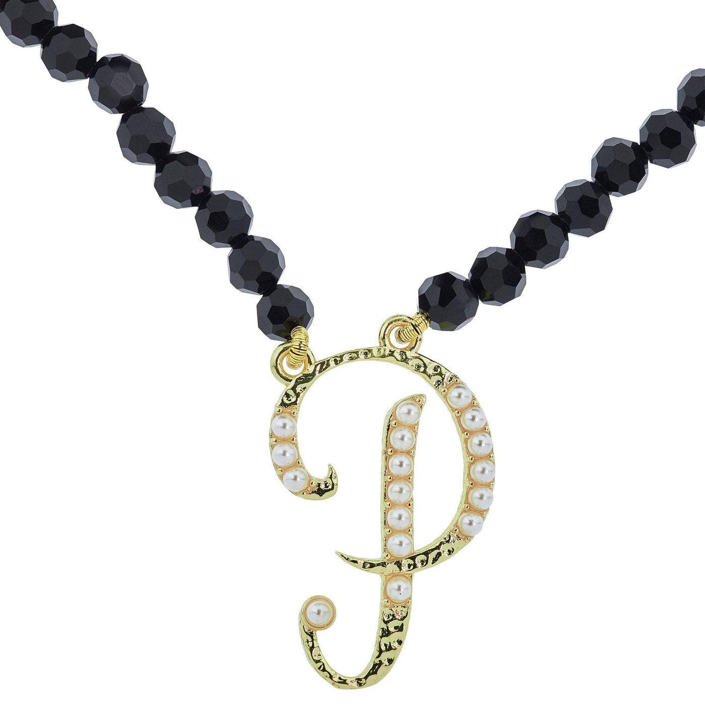 Heidi Daus®"The A to Z Sparkle" Beaded Initial Letter Necklace