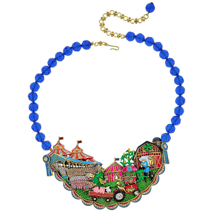 HEIDI DAUS® "County Fair" Beaded Crystal Fair Sparklescape Necklace HEIDI DAUS®