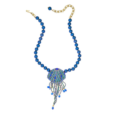 HEIDI DAUS®"Jellyfish Ballet" Beaded Crystal Jellyfish Necklace
