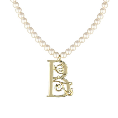 HEIDI DAUS®"Illuminating Letters" Beaded Initial Necklace