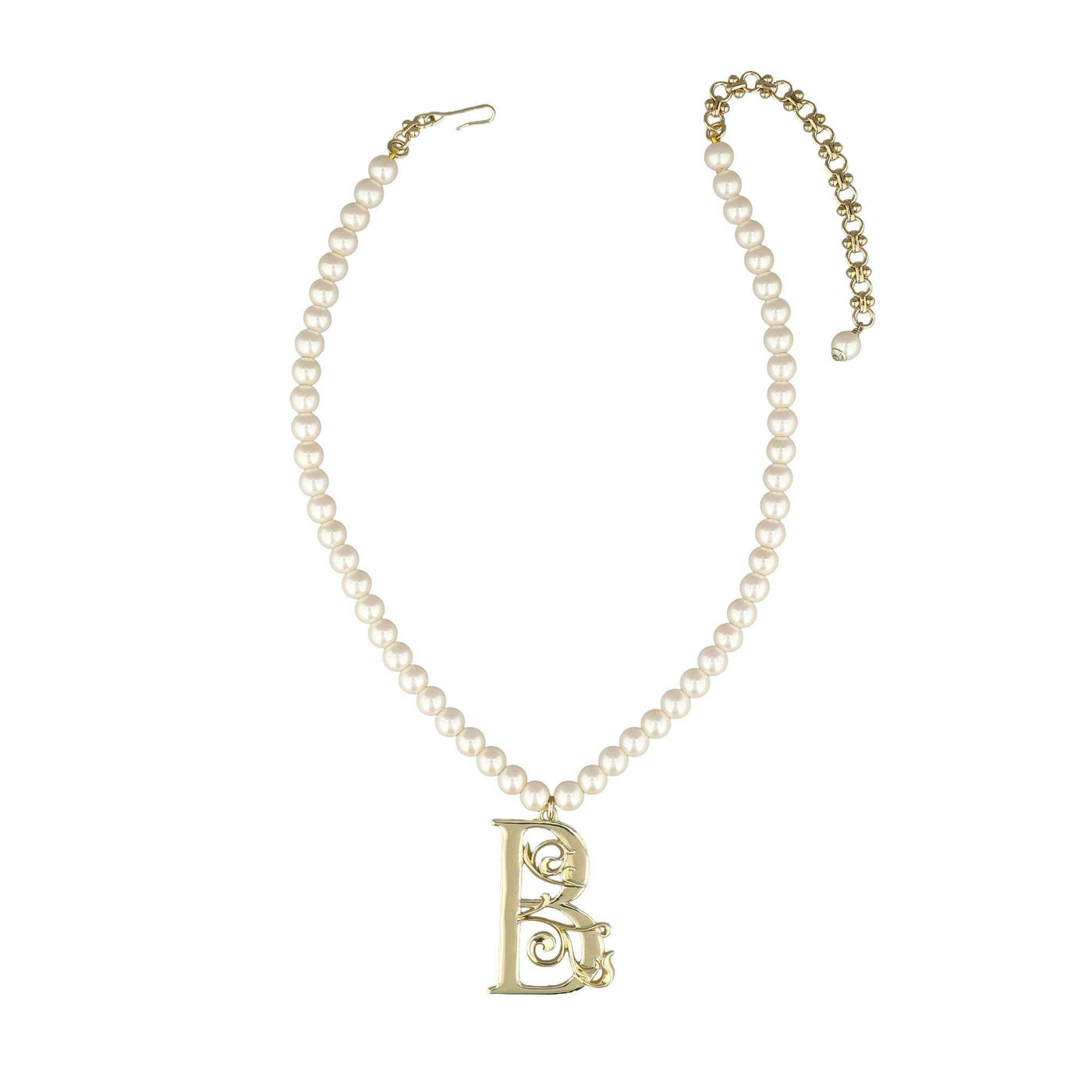 HEIDI DAUS®"Illuminating Letters" Beaded Initial Necklace