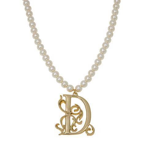 HEIDI DAUS®"Illuminating Letters" Beaded Initial Necklace