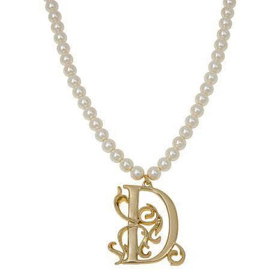 HEIDI DAUS®"Illuminating Letters" Beaded Initial Necklace