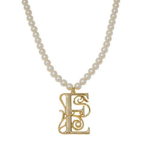 HEIDI DAUS®"Illuminating Letters" Beaded Initial Necklace