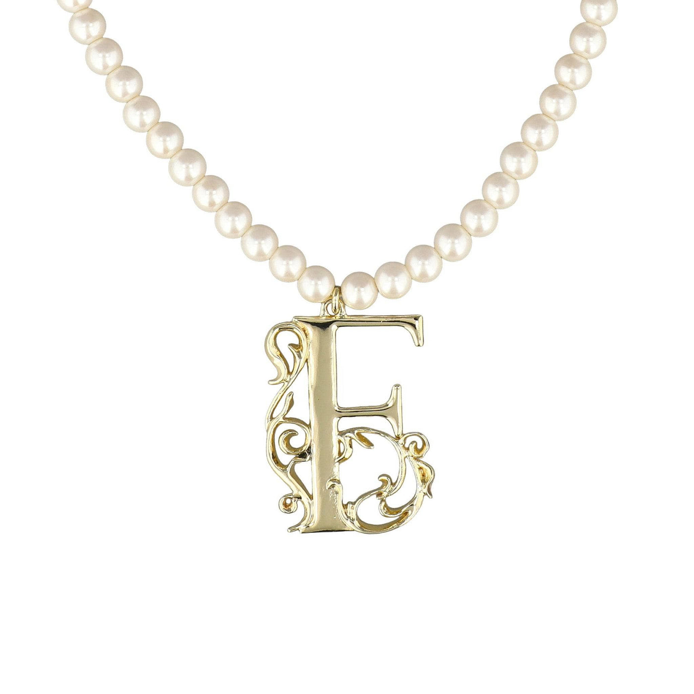 HEIDI DAUS®"Illuminating Letters" Beaded Initial Necklace