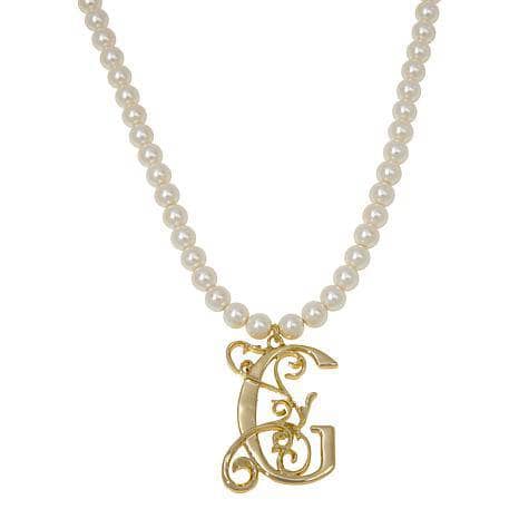 HEIDI DAUS®"Illuminating Letters" Beaded Initial Necklace