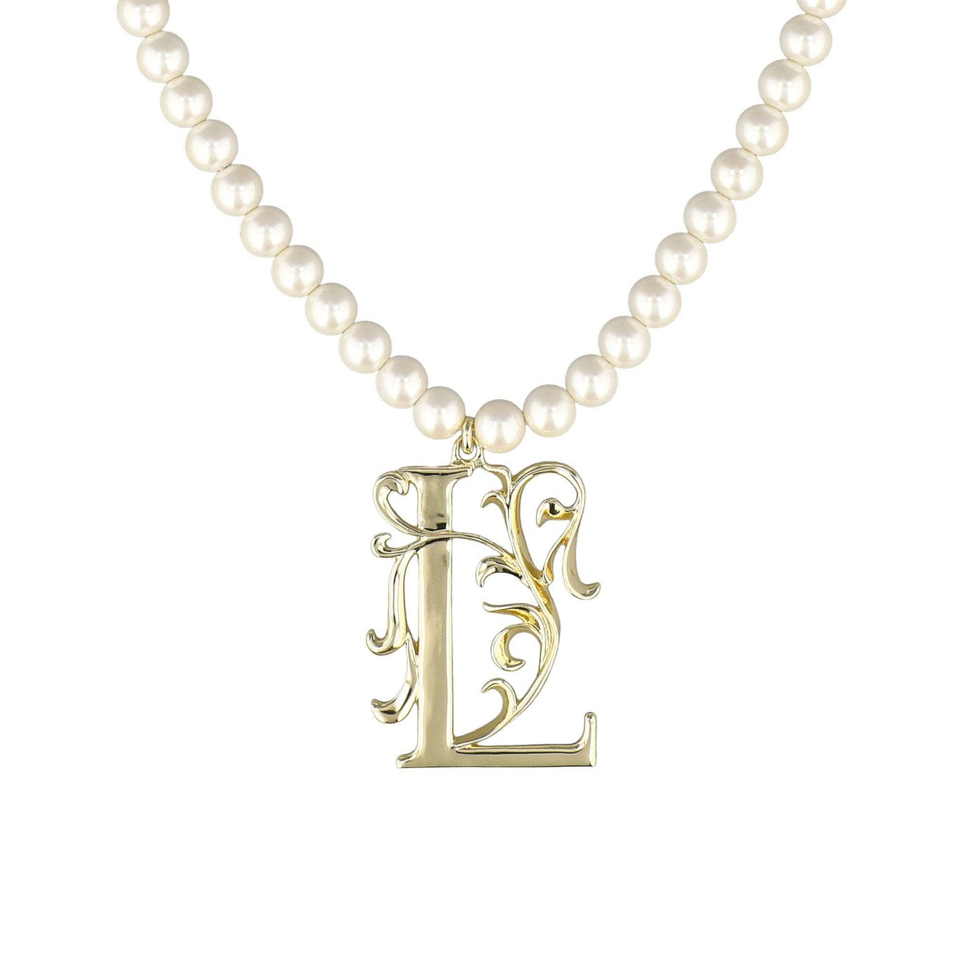 HEIDI DAUS®"Illuminating Letters" Beaded Initial Necklace