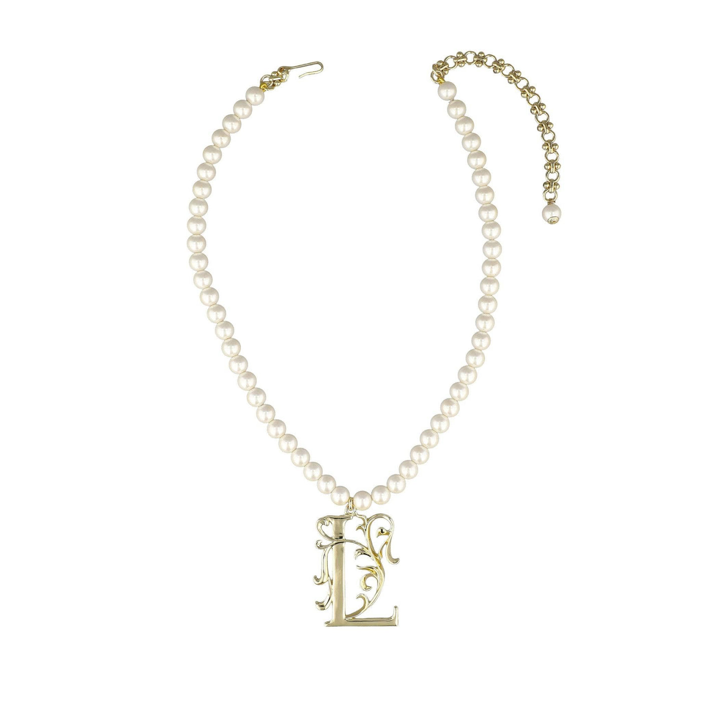 HEIDI DAUS®"Illuminating Letters" Beaded Initial Necklace