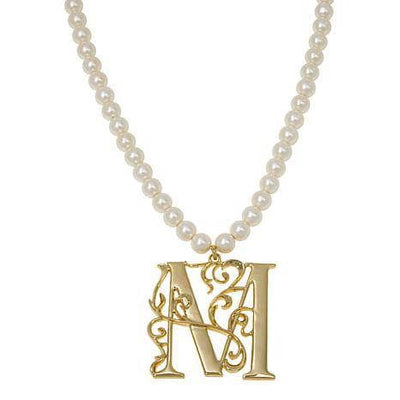 HEIDI DAUS®"Illuminating Letters" Beaded Initial Necklace