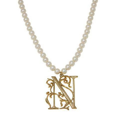 HEIDI DAUS®"Illuminating Letters" Beaded Initial Necklace