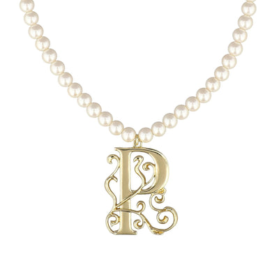 HEIDI DAUS®"Illuminating Letters" Beaded Initial Necklace