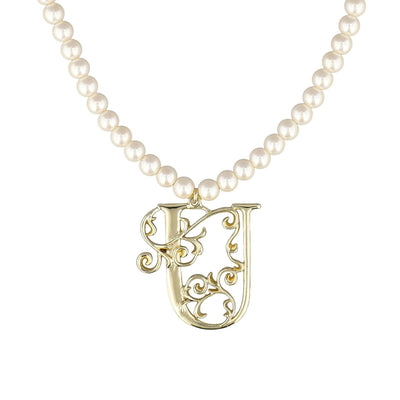 HEIDI DAUS®"Illuminating Letters" Beaded Initial Necklace