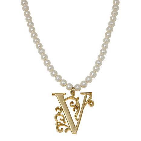 HEIDI DAUS®"Illuminating Letters" Beaded Initial Necklace