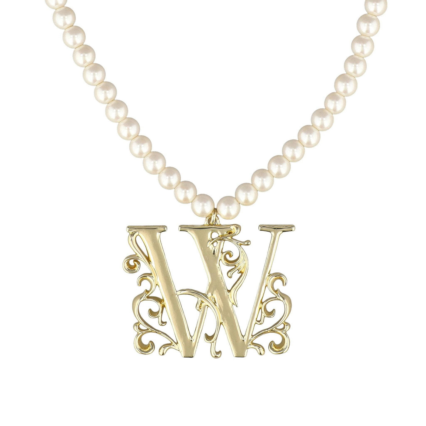 HEIDI DAUS®"Illuminating Letters" Beaded Initial Necklace