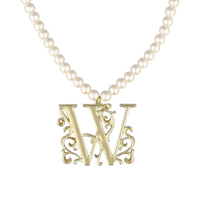 HEIDI DAUS®"Illuminating Letters" Beaded Initial Necklace