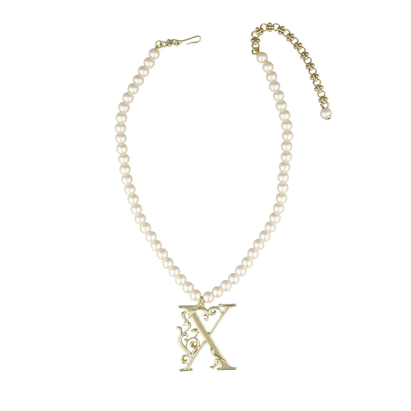 HEIDI DAUS®"Illuminating Letters" Beaded Initial Necklace