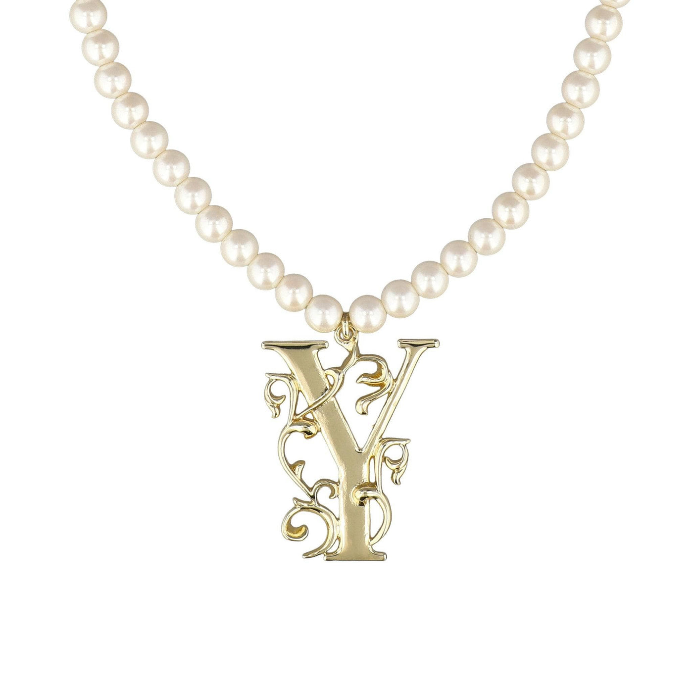 HEIDI DAUS®"Illuminating Letters" Beaded Initial Necklace