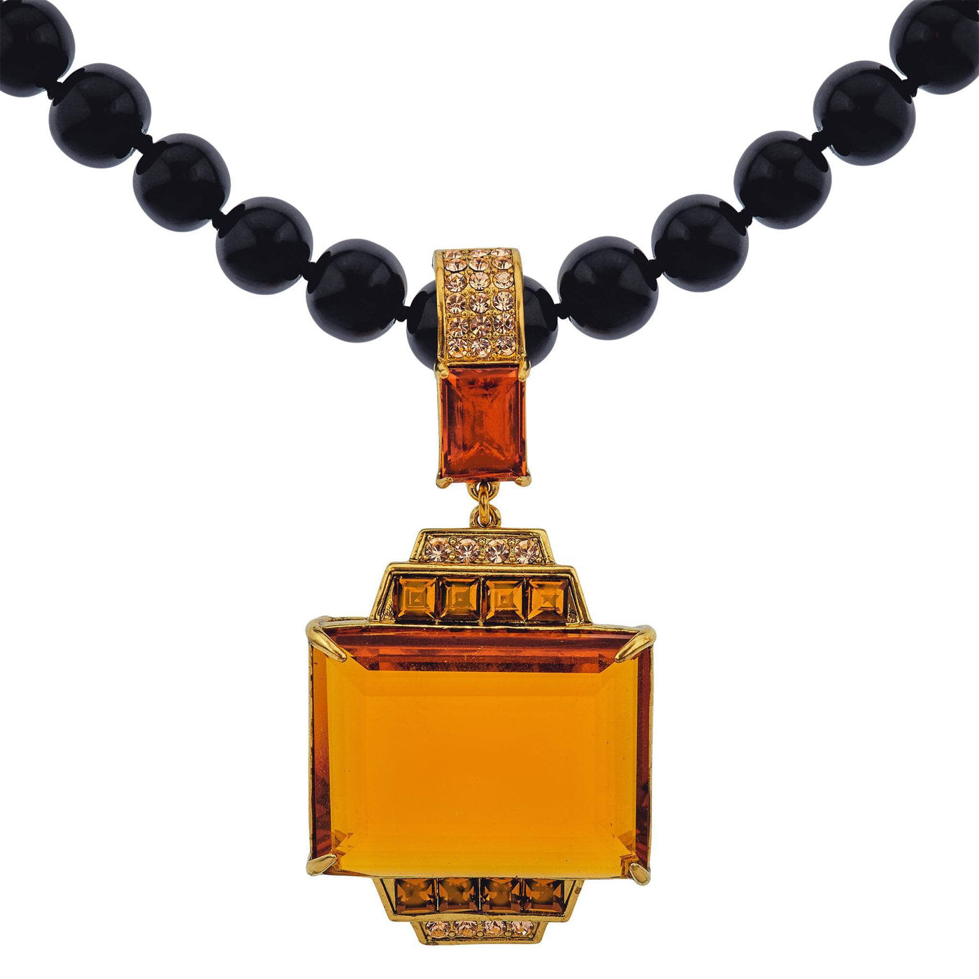 HEIDI DAUS® "Rock Ensemble" Beaded Crystal Deco Enhancer Necklace