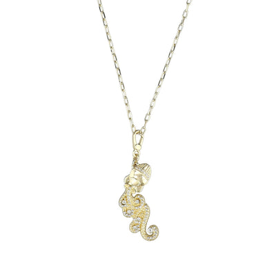 HEIDI DAUS® “Cosmic Signs” Crystal Zodiac Charm Necklace