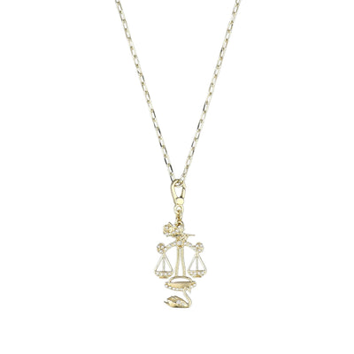 HEIDI DAUS® “Cosmic Signs” Crystal Zodiac Charm Necklace
