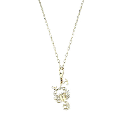 HEIDI DAUS® “Cosmic Signs” Crystal Zodiac Charm Necklace