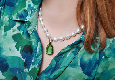 HEIDI DAUS®"Beautiful Baroque" Beaded Crystal Deco Necklace