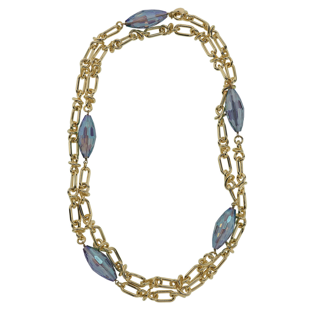 Heidi Daus®"Forever Fabulous" Long Beaded Chain Station Necklace HEIDI DAUS®