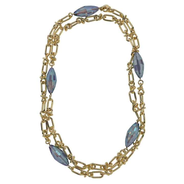 Heidi Daus®"Forever Fabulous" Long Beaded Chain Station Necklace HEIDI DAUS®