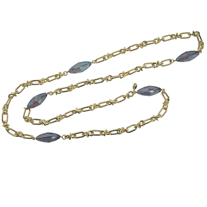 Heidi Daus®"Forever Fabulous" Long Beaded Chain Station Necklace HEIDI DAUS®