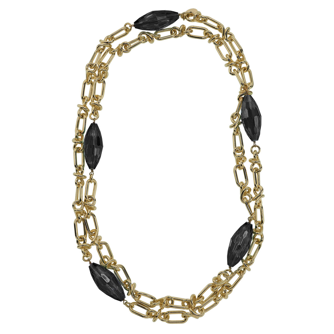 Heidi Daus®"Forever Fabulous" Long Beaded Chain Station Necklace HEIDI DAUS®