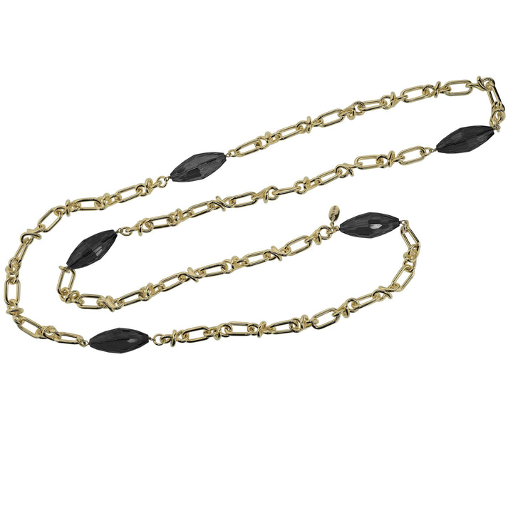 Heidi Daus®"Forever Fabulous" Long Beaded Chain Station Necklace HEIDI DAUS®