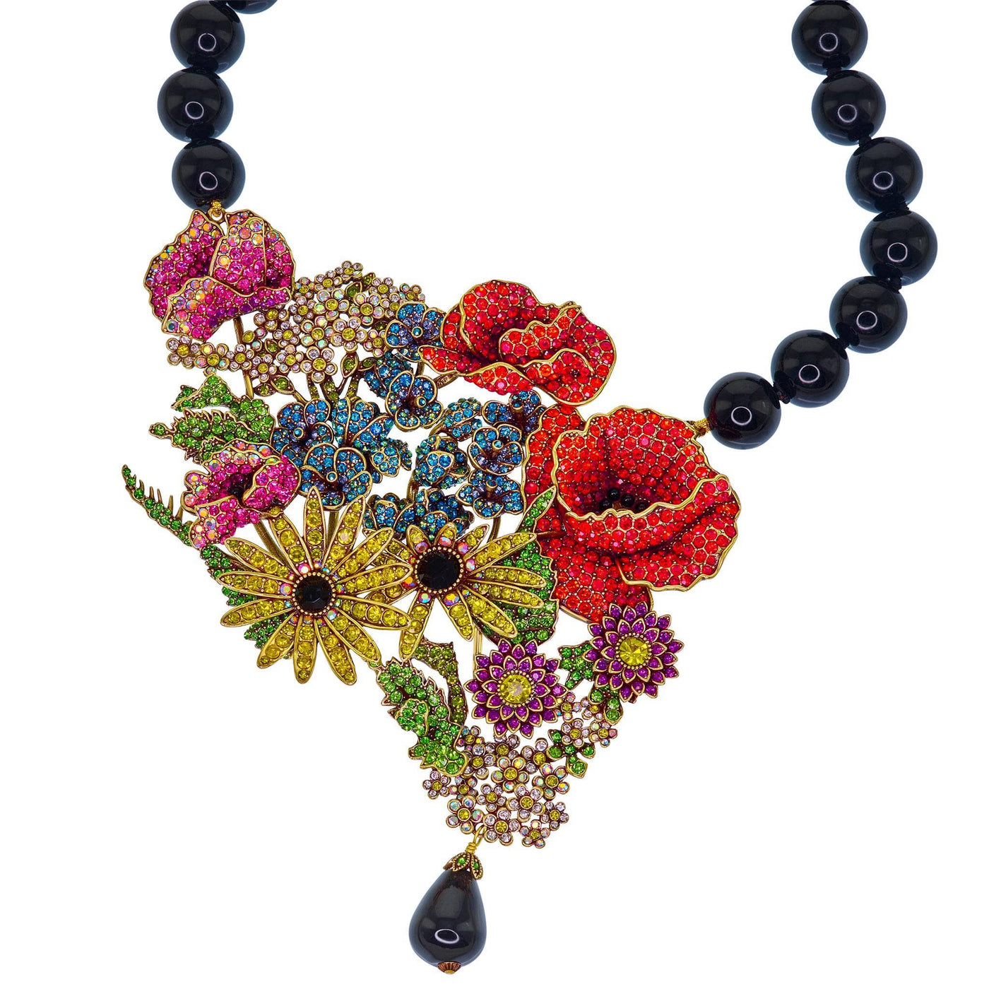 Heidi Daus beaded crystal necklace from wildflower garden collection