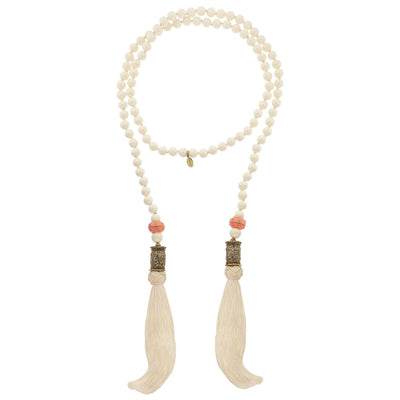 HEIDI DAUS®"Ladies Choice II Lariat" Beaded Crystal & Enamel  Tassel Lariat Necklace