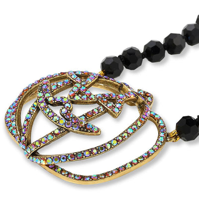 Heidi Daus®"Jackie-O’" Beaded Crystal Pumpkin Necklace